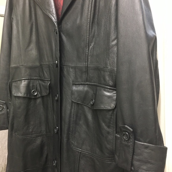 Women’s Wilson’s Leather Trench-Style Coat - Picture 5 of 10